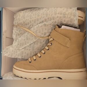 Cliffs Womens 8 M Natural Light Brown Gordon Lace Up Boots